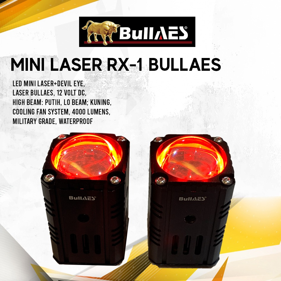 Lampu Tembak Mini Laser RX 1 28 Watt Bullaes