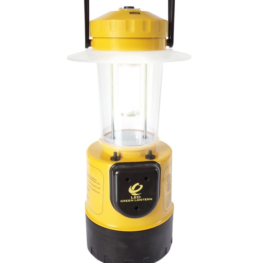 Lampu / Lentera Air Garam " LED Green Lantern"