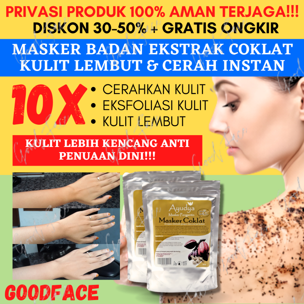 Ayudya Masker Pengantin Coklat 500 gr