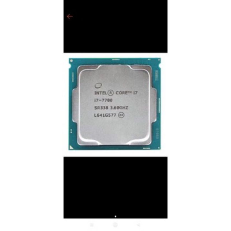 processor Intel i7-7700