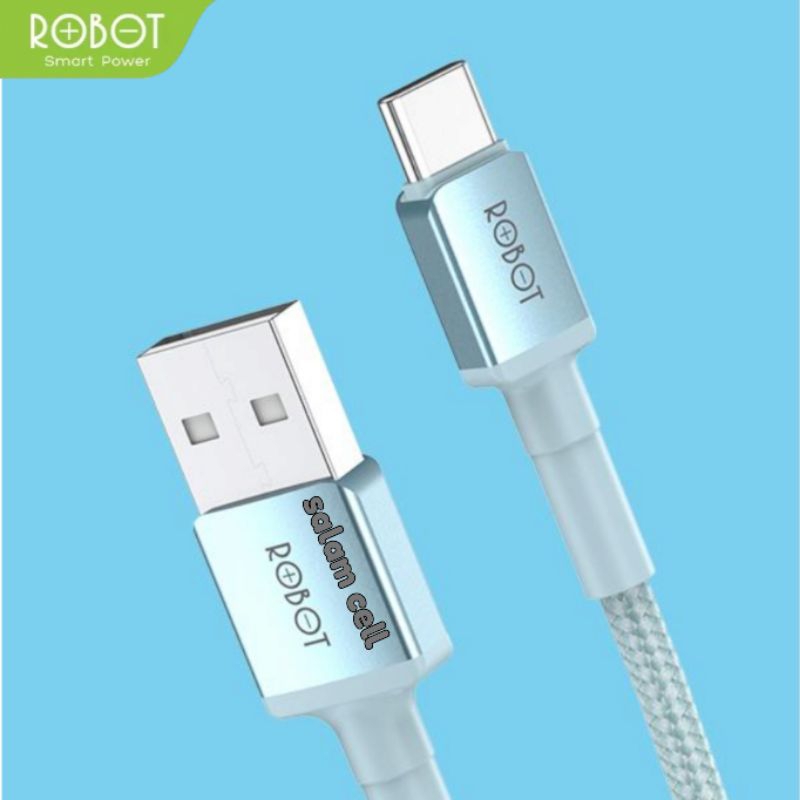 Kabel Data Type-C ROBOT RSC100 3A 100cm Original Garansi Resmi