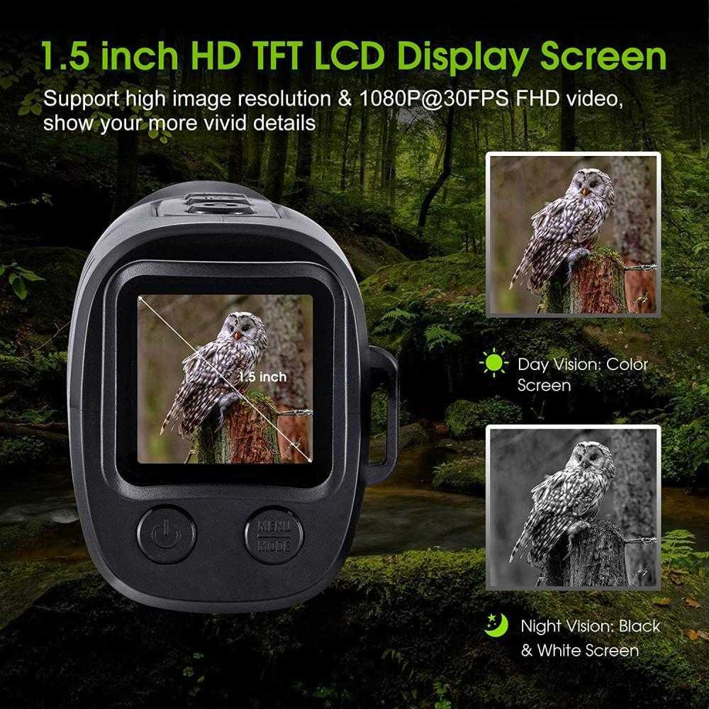 WILDMAN Teropong Monokular Digital Night Vision Infrared 5x 1080P IP56 - WD-850