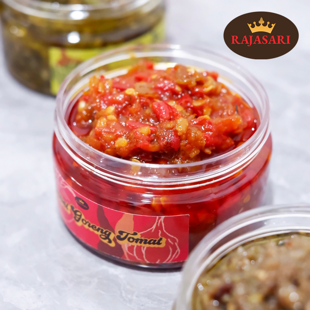 

[130gr] SAMBAL GORENG TOMAT Raja Sari. Saus cabai sambel cocol siap saji makan enak