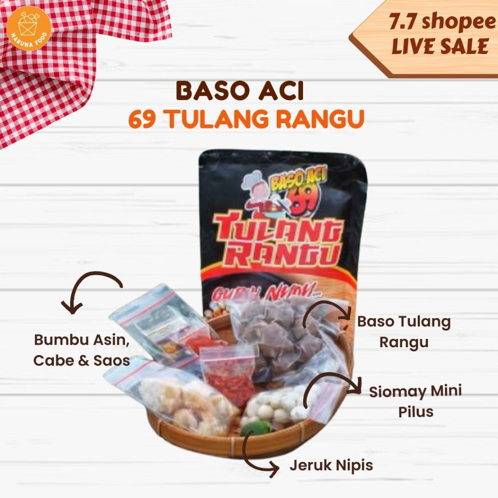 PROMO Bakso Aci Tulang Rangu Boci Baso Aci 69 Original Promo Boci 69 Gurih Nyoy Makanan Instan Cemilan Pedas Makanan Ringan Enak Gurih Halal Fresh dan Ready Laris Halal