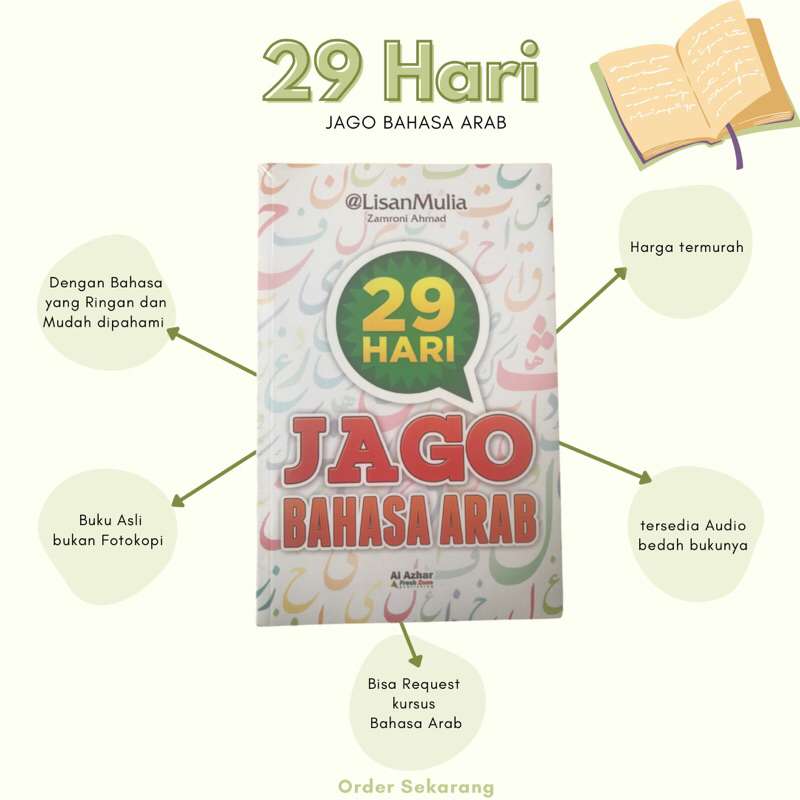 BUKU 29 HARI JAGO BAHASA ARAB (Edisi terbaru)