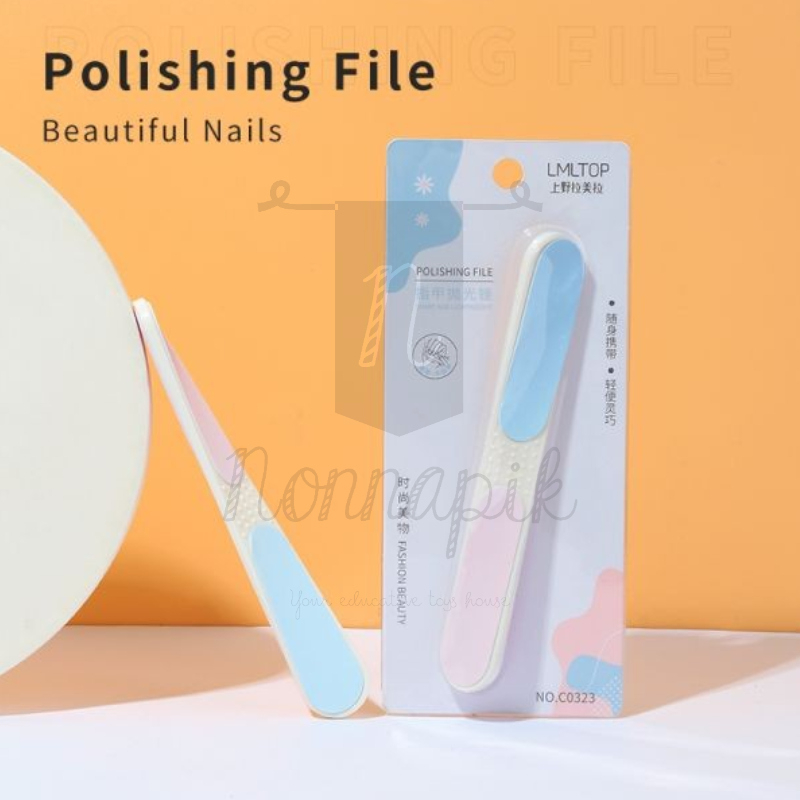 Nail Polishing File dari LAMEILA KOREA / BUFFER PENGKILAP KUKU 6 SISI atau 4 SISI