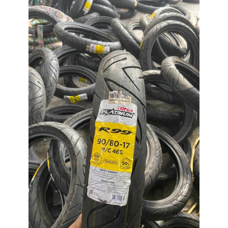 CORSA R99 90/80-17. 100/80-17 TUBLESS