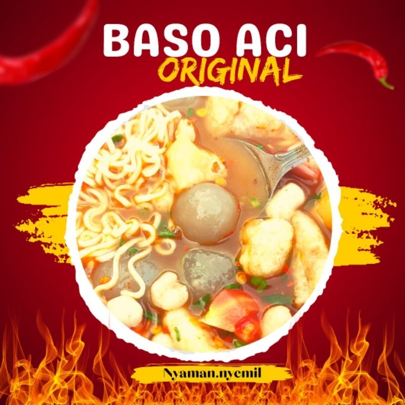 

Bakso Aci instan l Boci Instan isi 12 pentol aci l Boci instan
