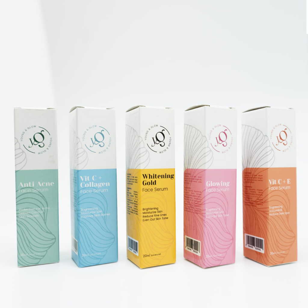 (BOSS) (CUCI GUDANG) YOUNG &amp; GLOW Serum Treatment Wajah Original BPOM