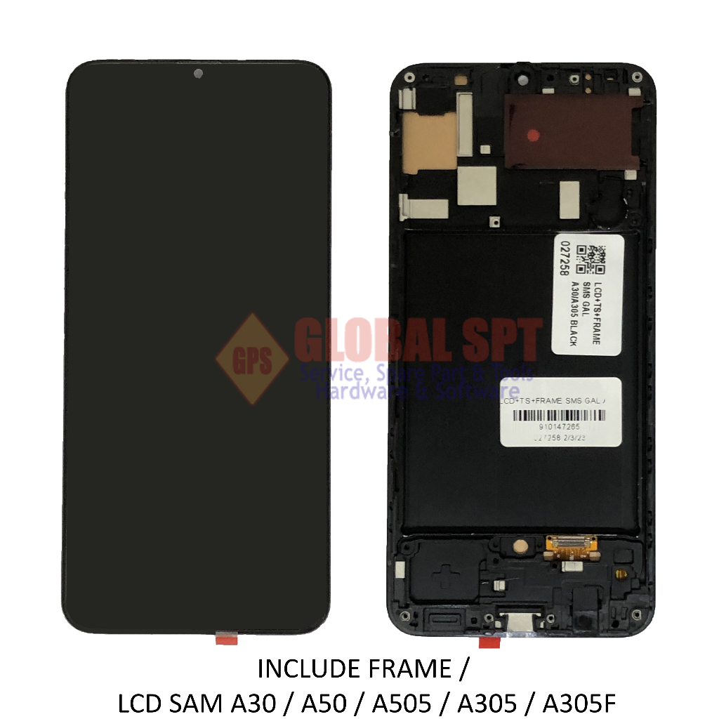 LCD TOUCHSCREEN SAMSUNG A30 / A50 / A505 GALAXY A305 / A305F