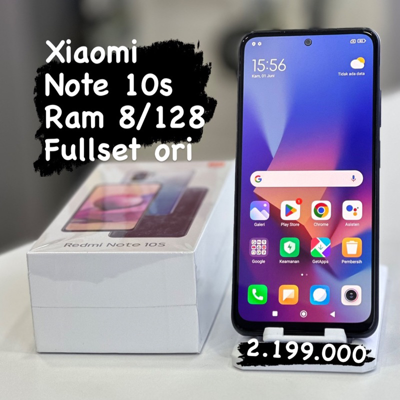 Seken xiaomi note 10s ram 8/128 gb