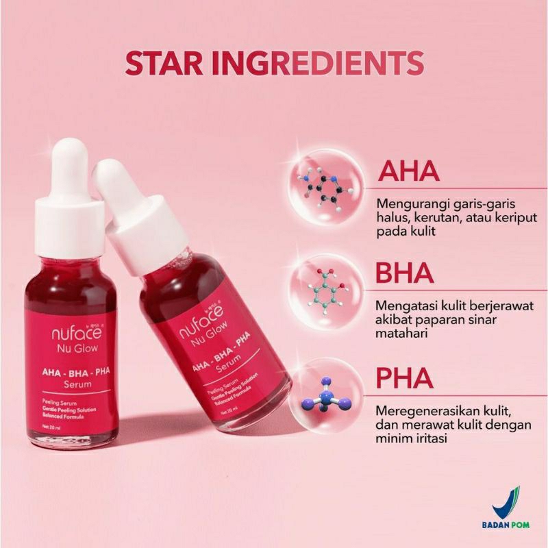 Nuface Nu Glow AHA-BHA-PHA Serum