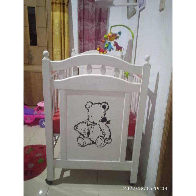 Baby Box Little Equi Brown Bear / Ranjang Bayi Preloved