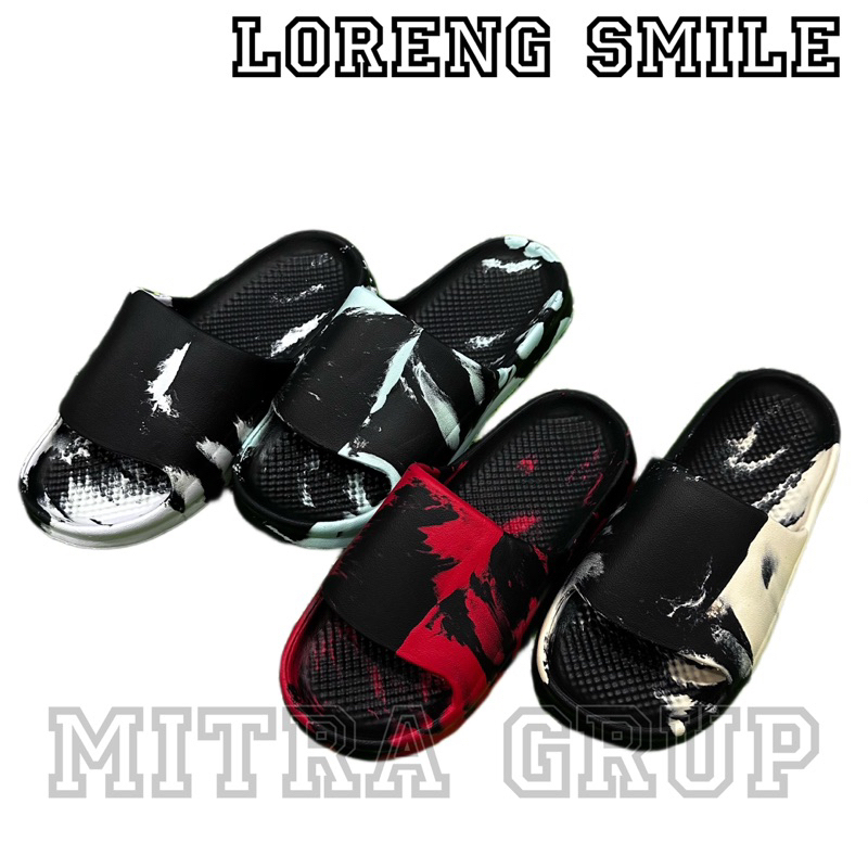 965M LORENG Sandal Slop Terbaru / Sandal Slip Pria Anti Licin / Sandal Slop Pria Size 39-44