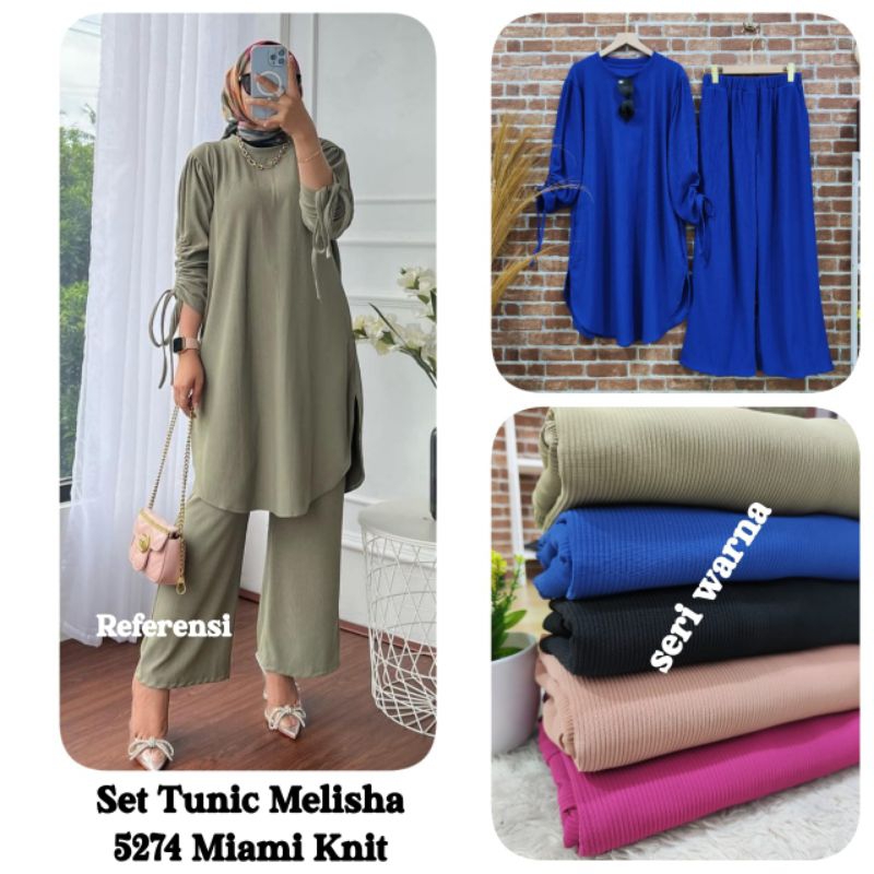 SET TUNIK MELISHA BY CLARKE/ SET TUNIK PREMIUM