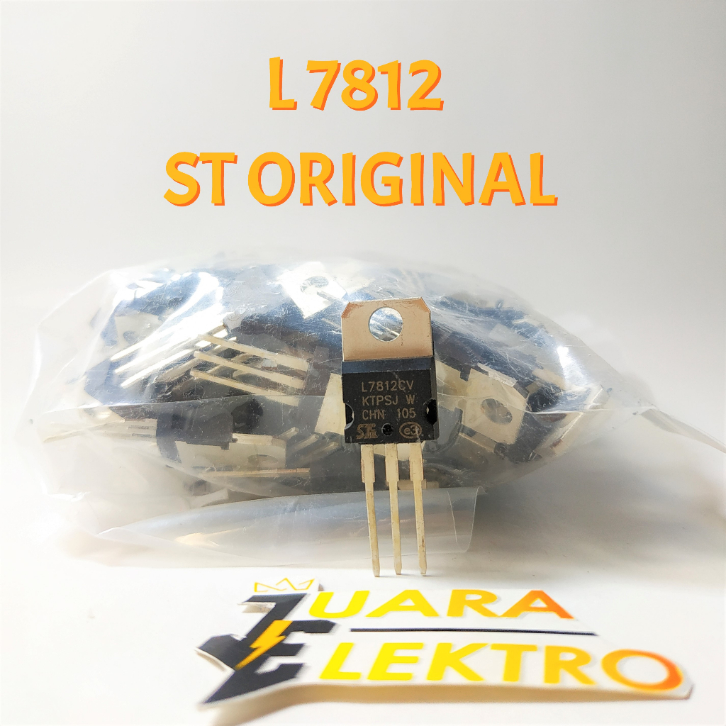 TRANSISTOR (TR) L 7812 ST ORI | Transistor L7812 ST Original / Asli