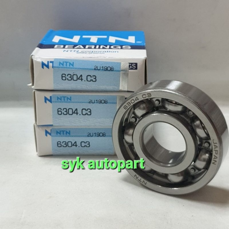 BEARING 6304 C3 NTN DIMENSI 20x52x15mm