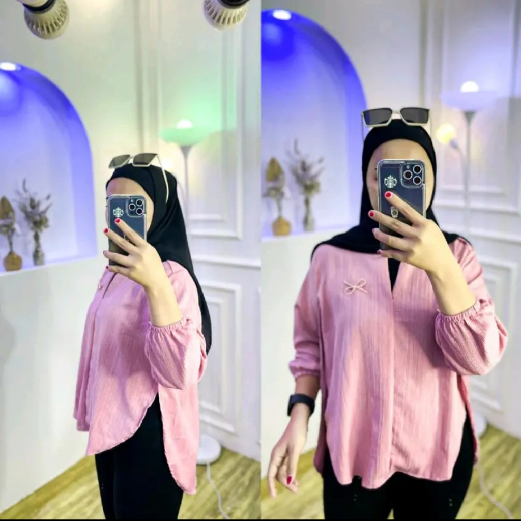 Livia Blouse // Blouse wanita polos