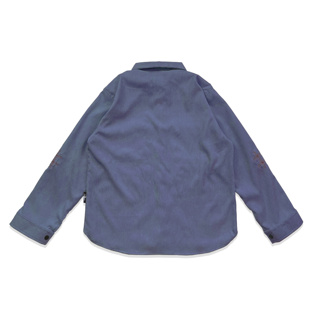 Sura Positiva - Corduroy Shirt (Hassa) Steel Blue