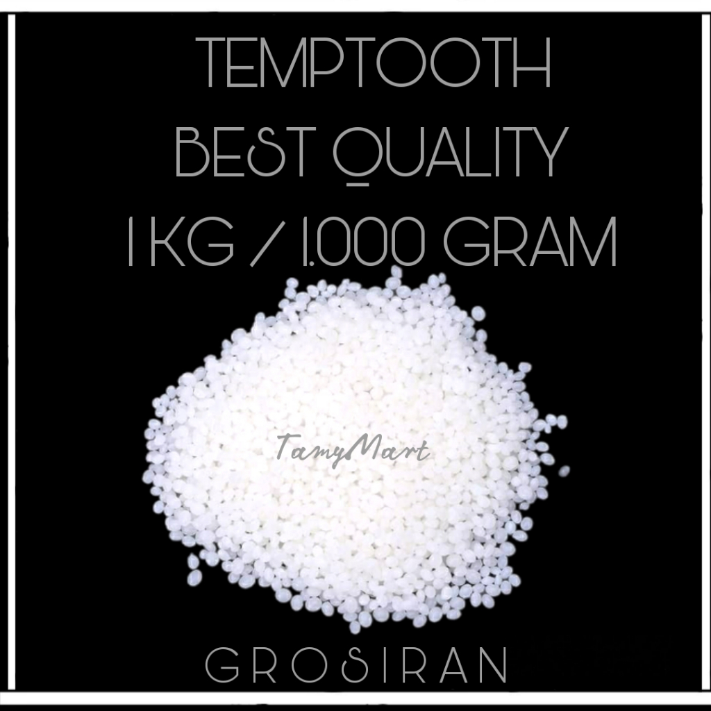 Temptooth Penambal Gigi Permanen 1kg – Bahan Tambal Gigi Palsu DIY