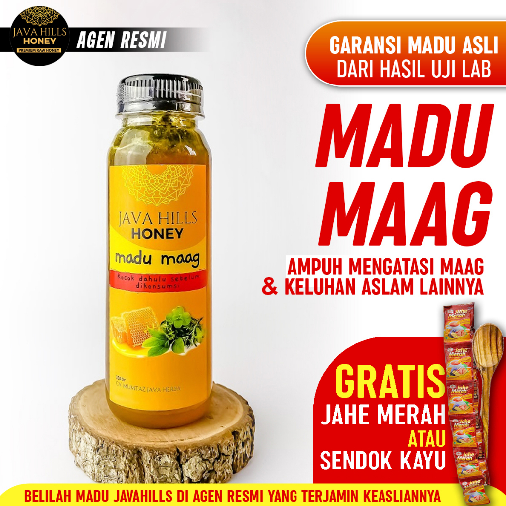 

Java Hills Honey Javahills Madu Maag Lambung Gerd Mual Herbal