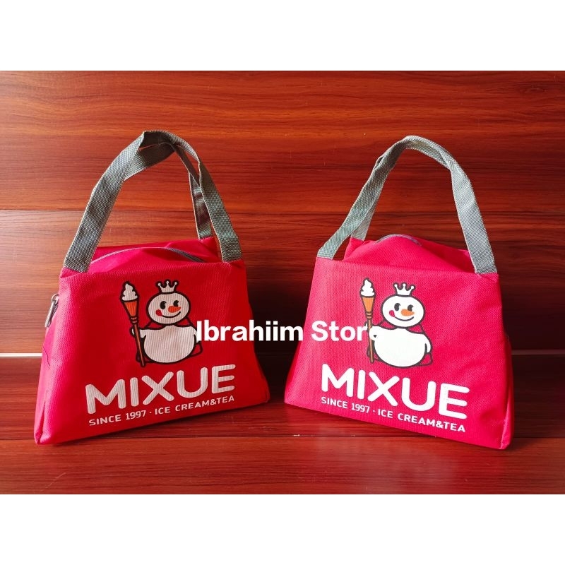 TAS BEKAL MAKANAN MIXUE / LUNCH BAG KARAKTER LUCU