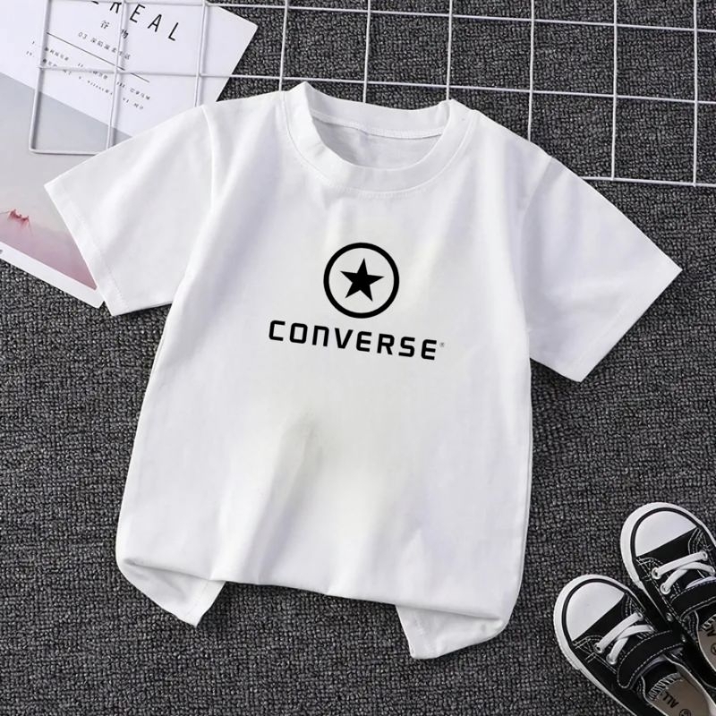 Baju Anak Convers3 Kaos Anak Lengan Pendek Pakaian Atasan Anak 2-16Th Cod