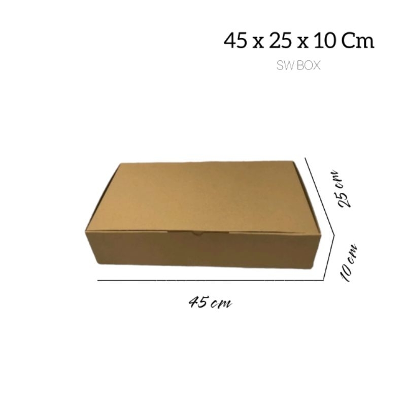 

kardus/karton uk 45x25x10 cm die cut pizza dll
