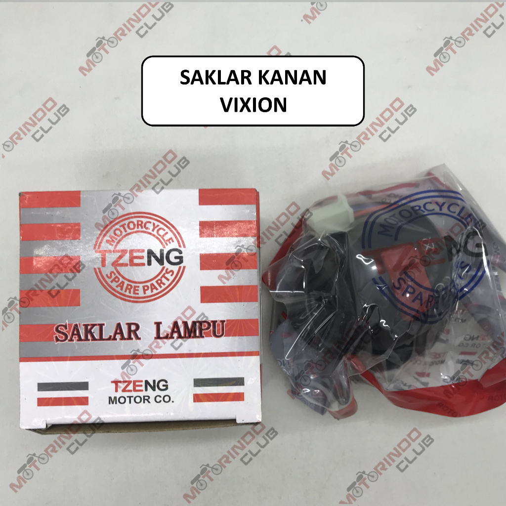 ( R/H ) Saklar Lampu Kanan Motor VIXION OLD / VIXION LAMA merek Tzeng