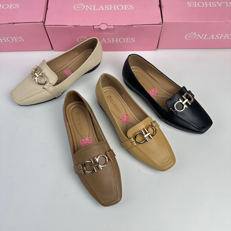 Onlashoes - Sepatu Flat Shoes Monalisa Sepatu Pantopel Kerja Wanita