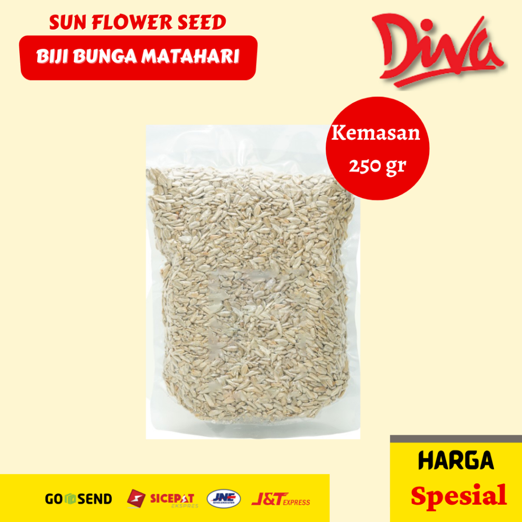 

[250gr ] Biji Bunga Matahari | Sunflower Seeds | Sun flower Seed