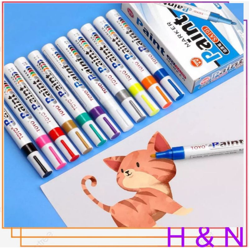 

SPIDOL WARNA SPIDOL BAN TOYO PAINT MARKER ORIGINAL SPIDOL NAT KERAMIK