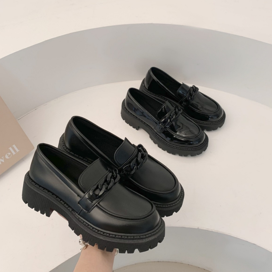 AVANCEID 1916 Sepatu Sneakers Boots Wanita Kerja Docmart Hitam Import