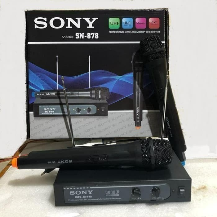 MIC Microphone Wireless Sony SN 878 Wireless Mic