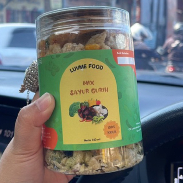 

KERIPIK MIX SAYUR GURIH 850ml SNACK CEMILAN MAKANAN RINGAN