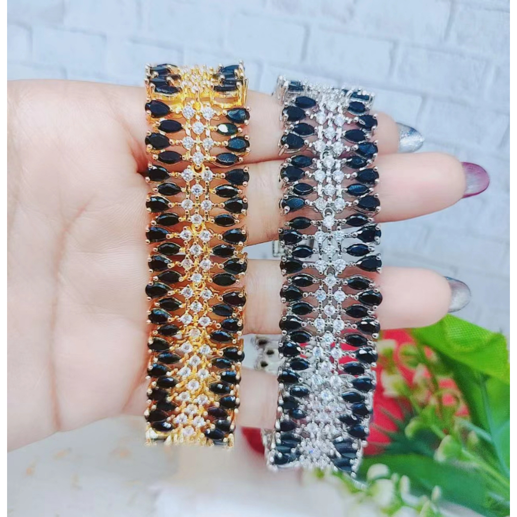 Gelang Xuping Permata Full Cantik Perhiasan Fashion R140