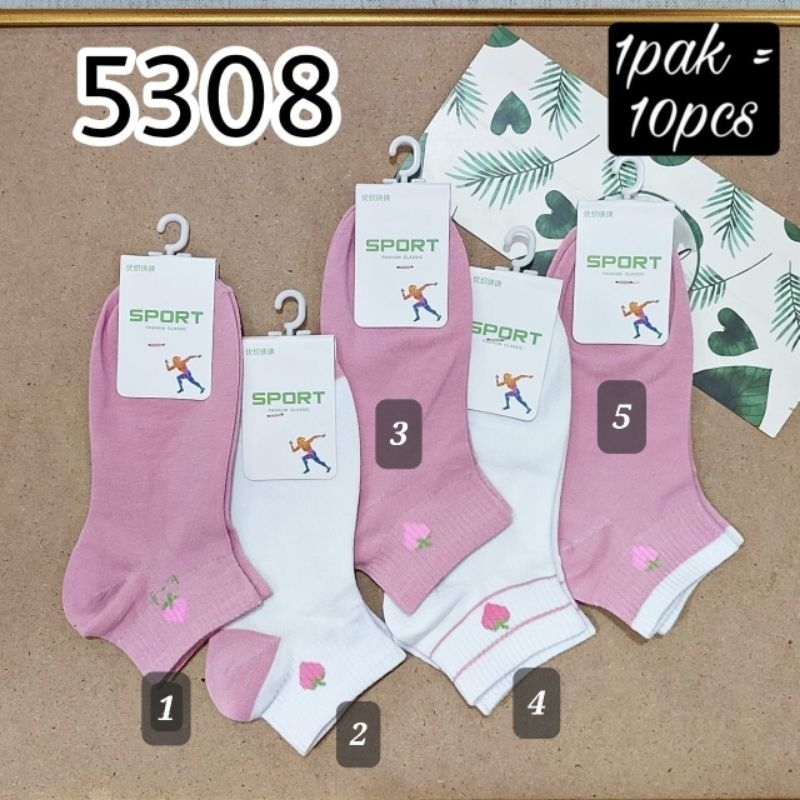 kaos kaki pendek wanita korea style 5308