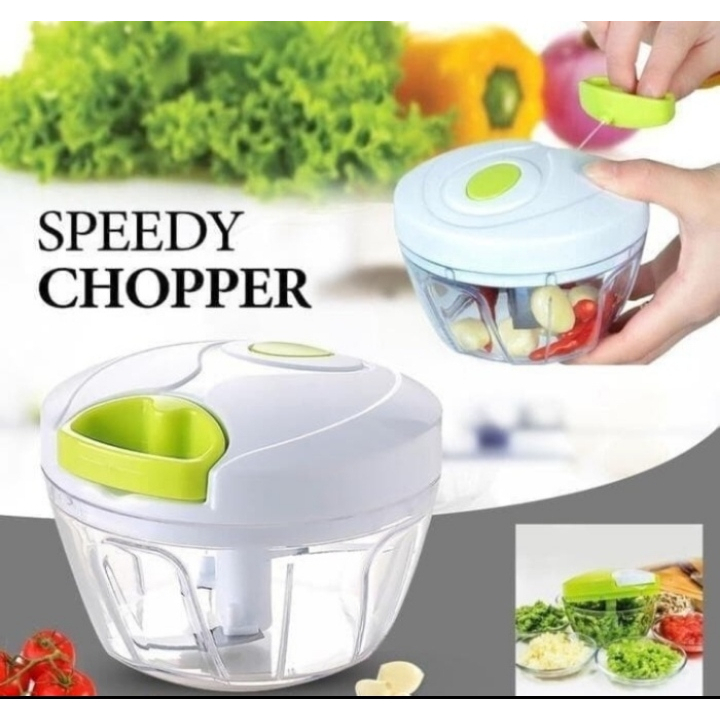 Speedy Chooper Blender Tarik Serbaguna/Alat Penggiling Penghancur Bumbu