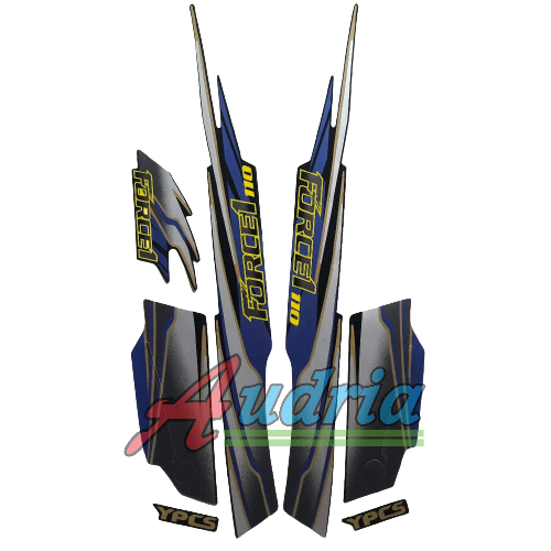 striping sticker motor yamaha force 1 1995 abu