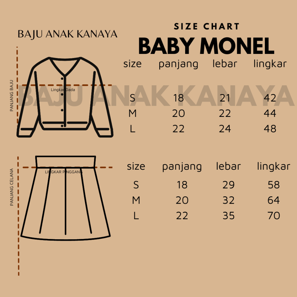 0-15 BLN SETELAN BAYI MONEL SET ROK BAYI PEREMPUAN BY MAYBEE (SNI) V2