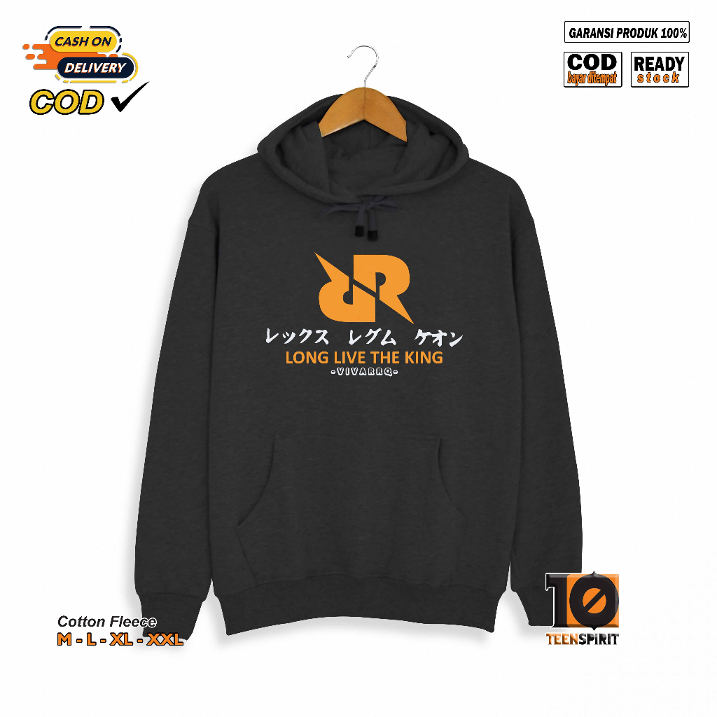 JAKET PRIA RRQ ESPORT TEAM RRQ HOSHI MOBILE LEGENDS HOODIE ANAK LAKI LAKI KASUAL