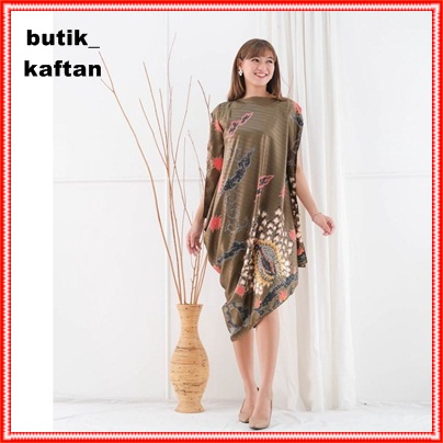 KAFTAN BATIK PREMIUM DRESS WANITA FORMAL KONDANGAN TERBARU SAMAAN DENGAN FUJI BERKUALITAS BAHAN SATI