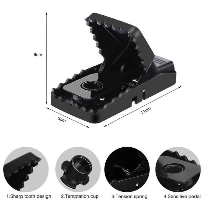Perangkap Tikus Pvc/Jebakan Tikus/Mouse Trap Double Spring