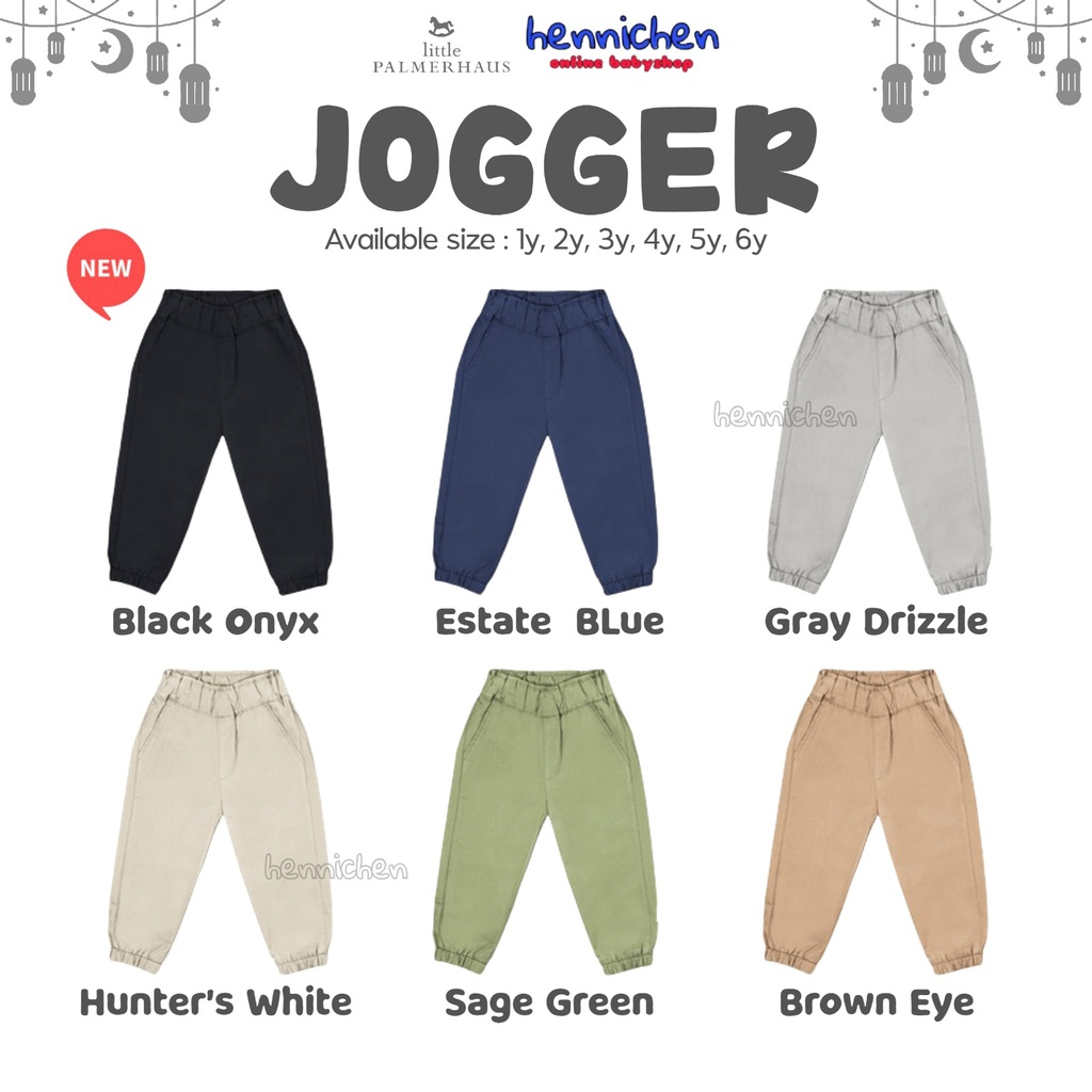 Little Palmerhaus Jogger Pants / Celana Panjang 1-6 Years