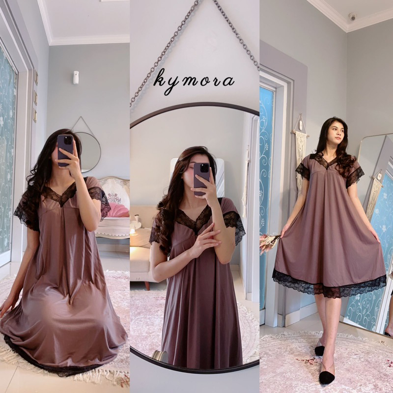 Daster Arab Fairuz KYMORA Dress Tunik Bahan Kaos By Fairuz Ori