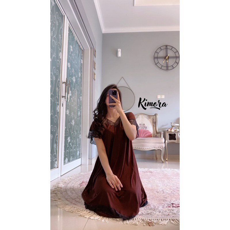 Daster Arab Fairuz KYMORA Dress Tunik Bahan Kaos By Fairuz Ori