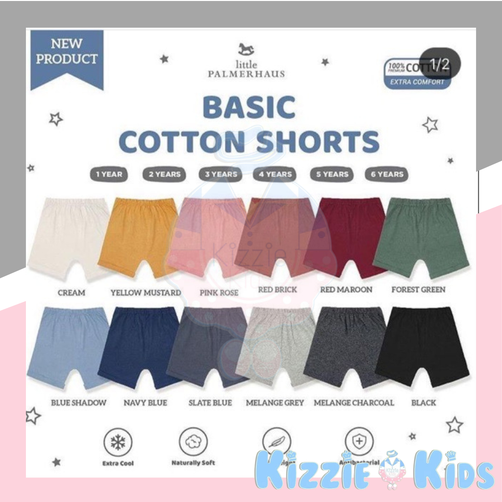 Basic Cotton Shorts Little Palmerhaus