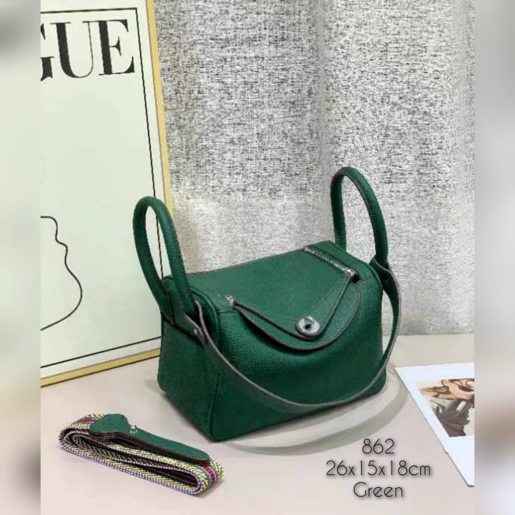 Ready!!Tas wanita model Lindy  Kulit jeruk import ukuran 26cm kode 862