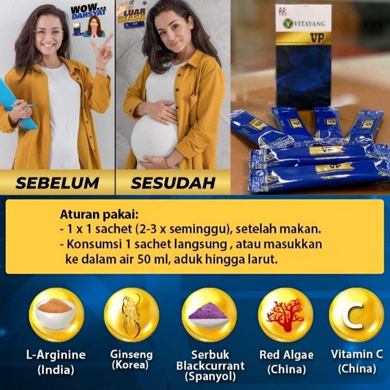 Vitayang VP Suplemen Serbuk Stamina Pria Rasa kopi Original KK Indonesia Rahasia Pria Perkasa Stamina Kuat Vitalitas Tahan Lama