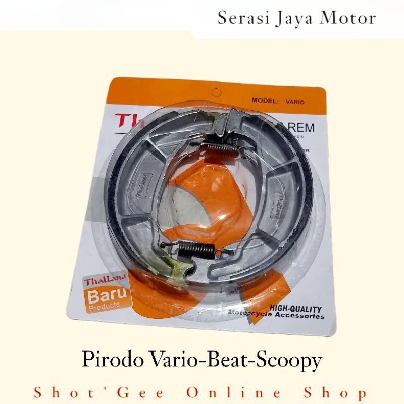 PIRODO VARIO/BEAT/SCOOPY / KAMPAS REM BELAKANG BEAT/VARIO/SCOOPY